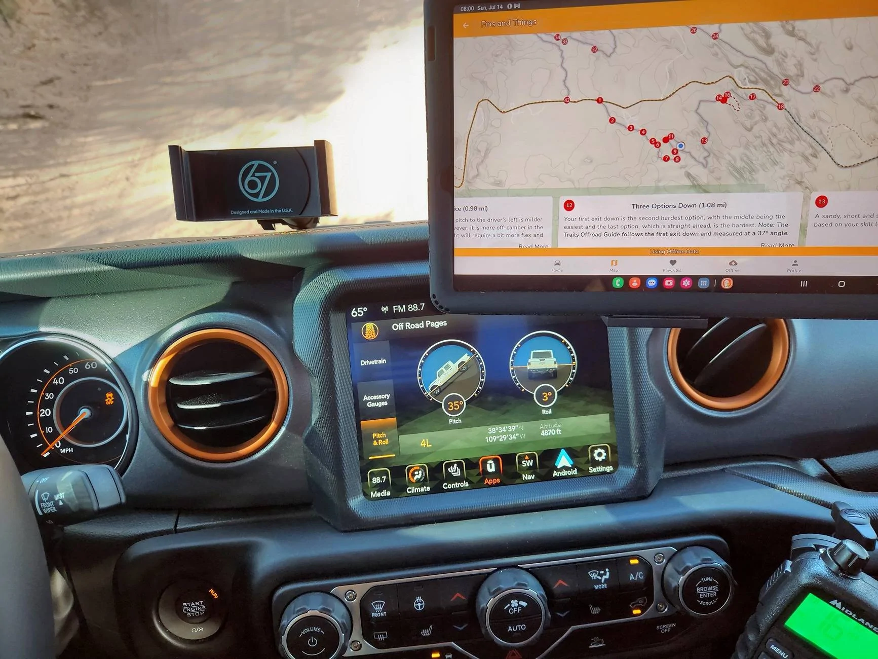 Jeep Gladiator Looking for advice on Samsung tablets - for offline trail maps 1000005129