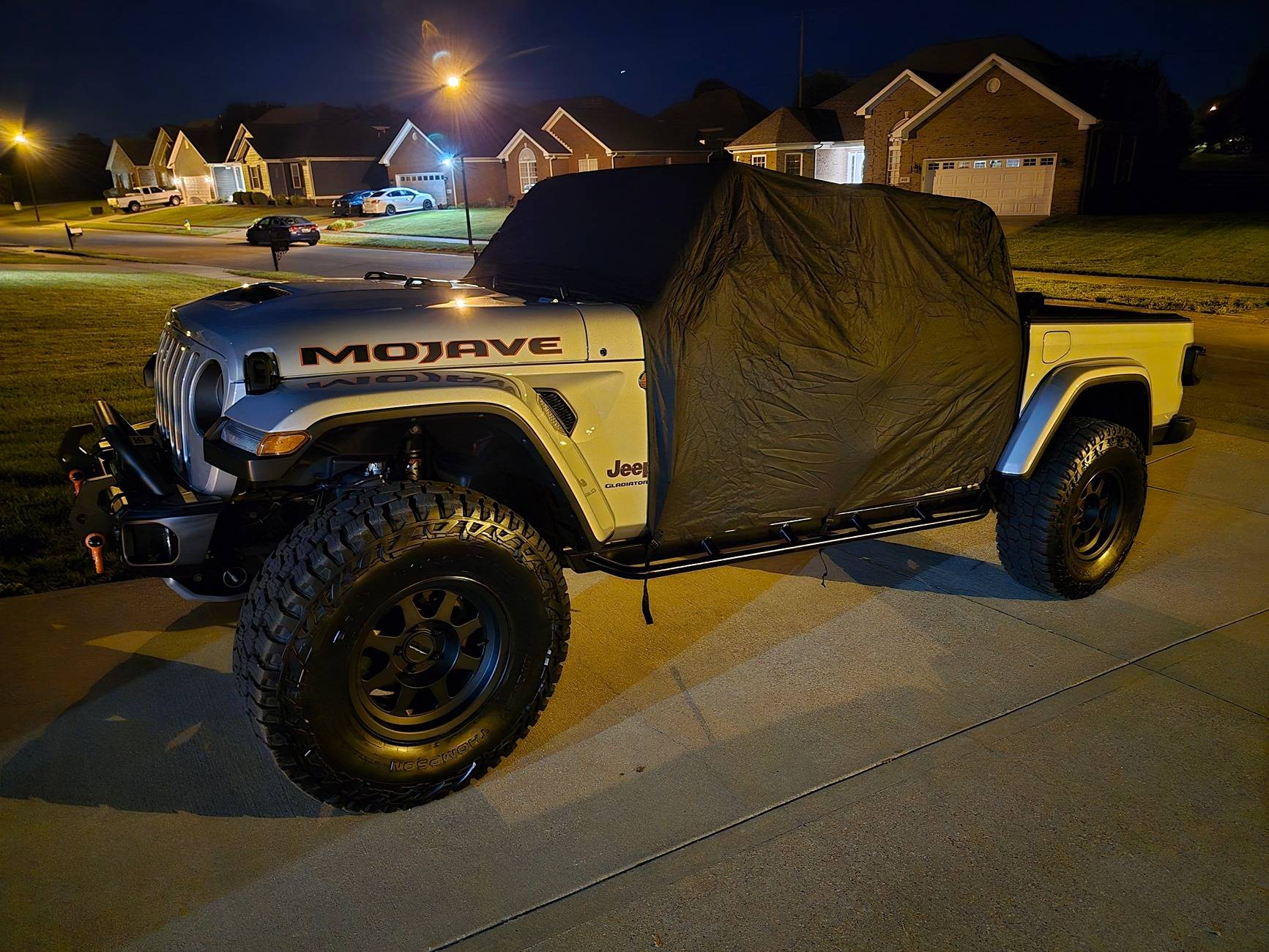 Jeep Gladiator Top off, doors off and rain 20240519_211149