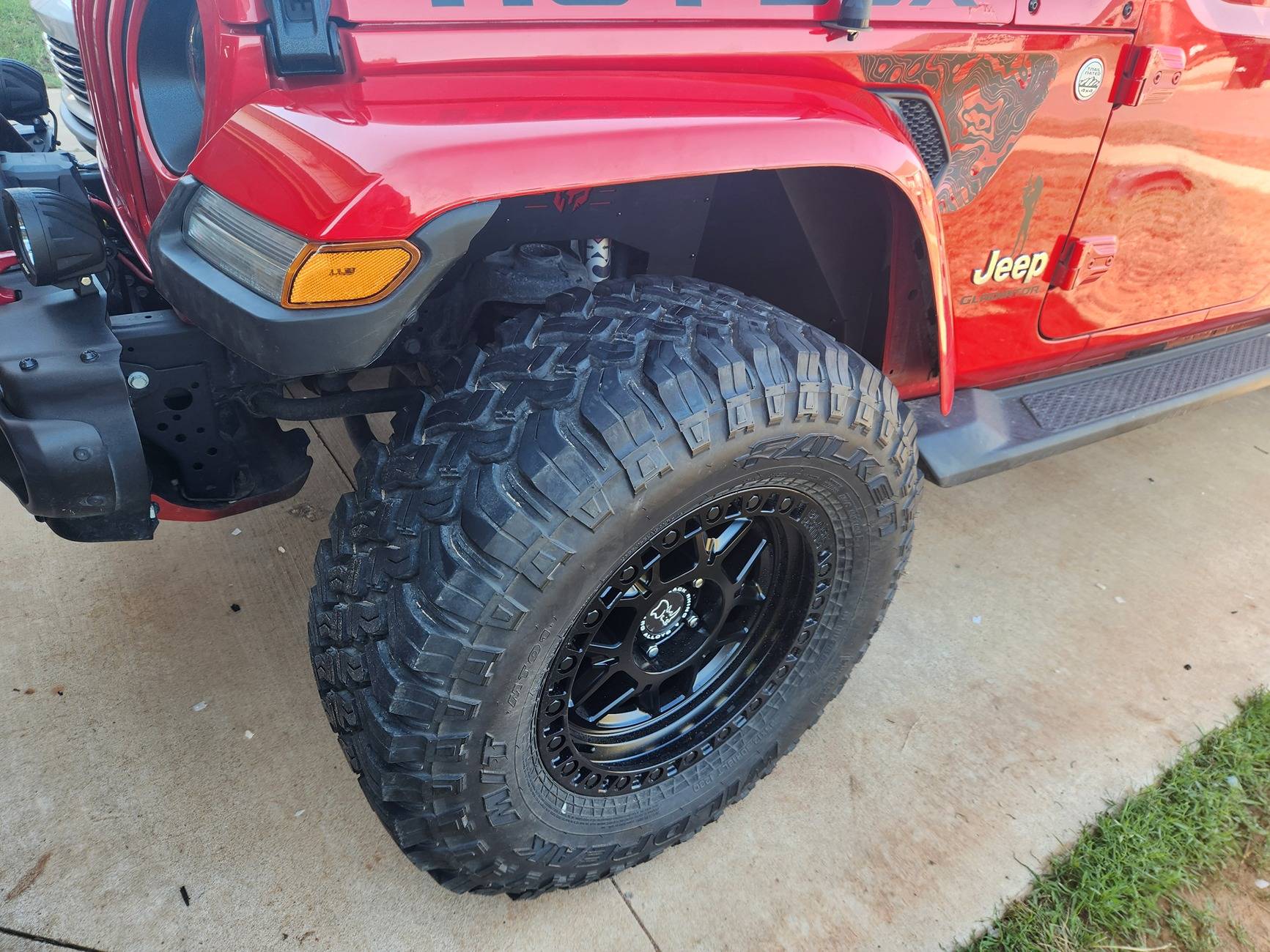 Jeep Gladiator Fender chop using OEM DRL 20240718_093316