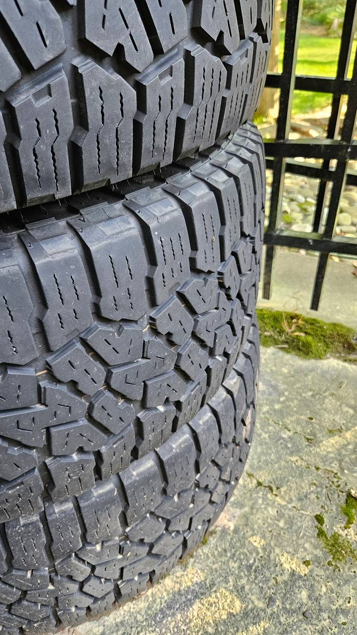 Jeep Gladiator STOCK Rubicon Rims and tires and spare.   no TPMS . $500 obo 20240718_182417