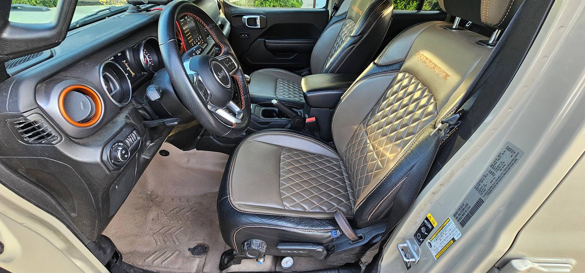 Jeep Gladiator What Seat Covers Do You Use? 20240428_182227