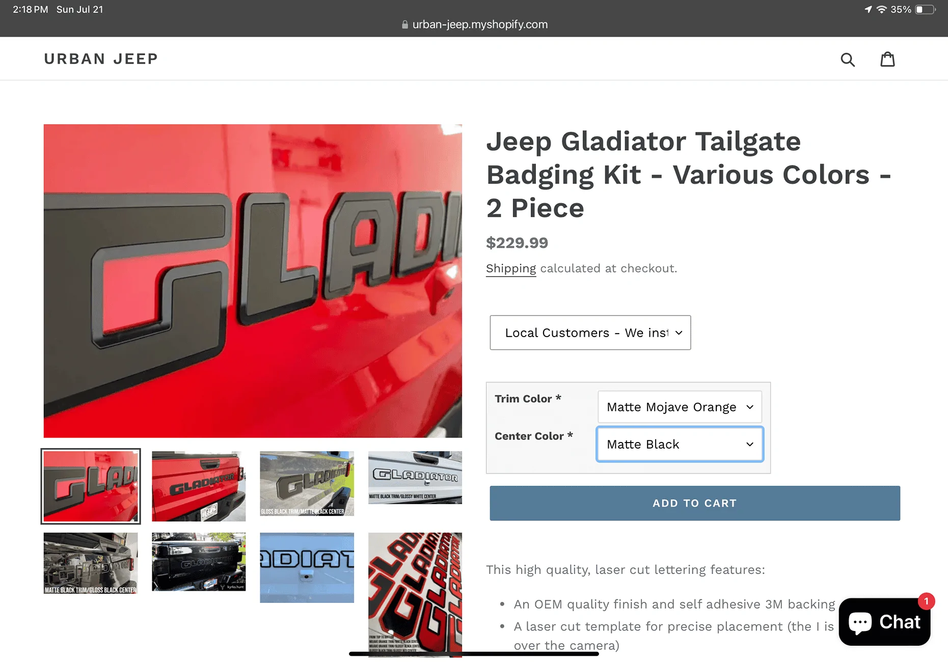 Jeep Gladiator ‘Raised’ Tailgate Gladiator Lettering….. What do you have (from where)? IMG_1483