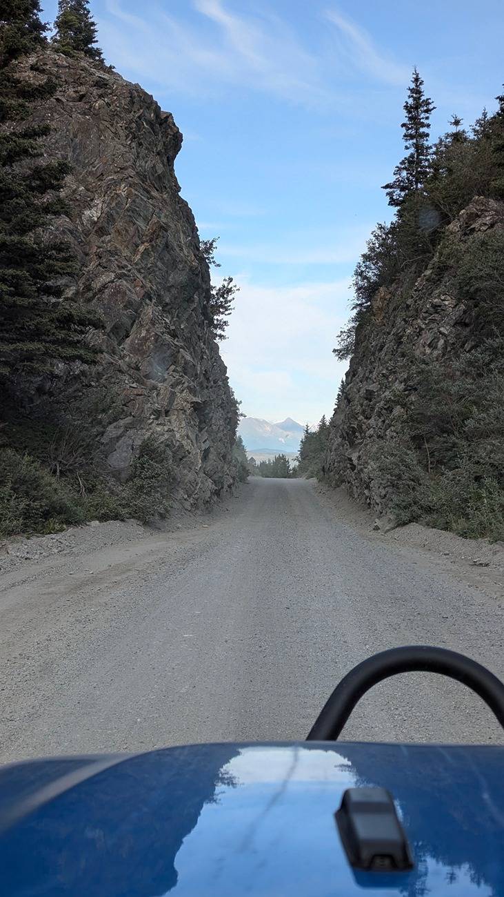 Jeep Gladiator Alaska Daily Drivers: Hydro Blue 80A and Bright White JTR PXL_20240720_033832801.MP