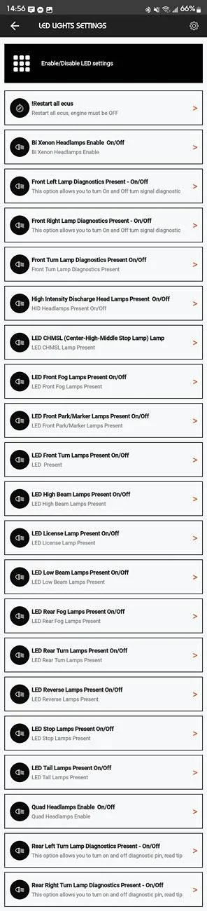Jeep Gladiator Need help with Jscan settings for new turn signals. Screenshot_20240722_145651_OBD JScan
