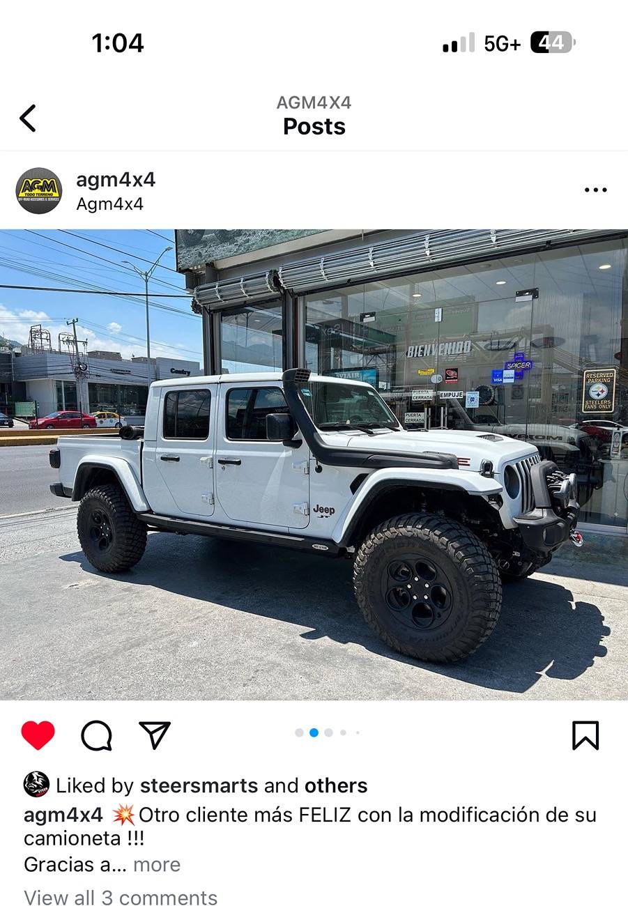 Jeep Gladiator Anyone install a snorkel on a Mojave? IMG_9125