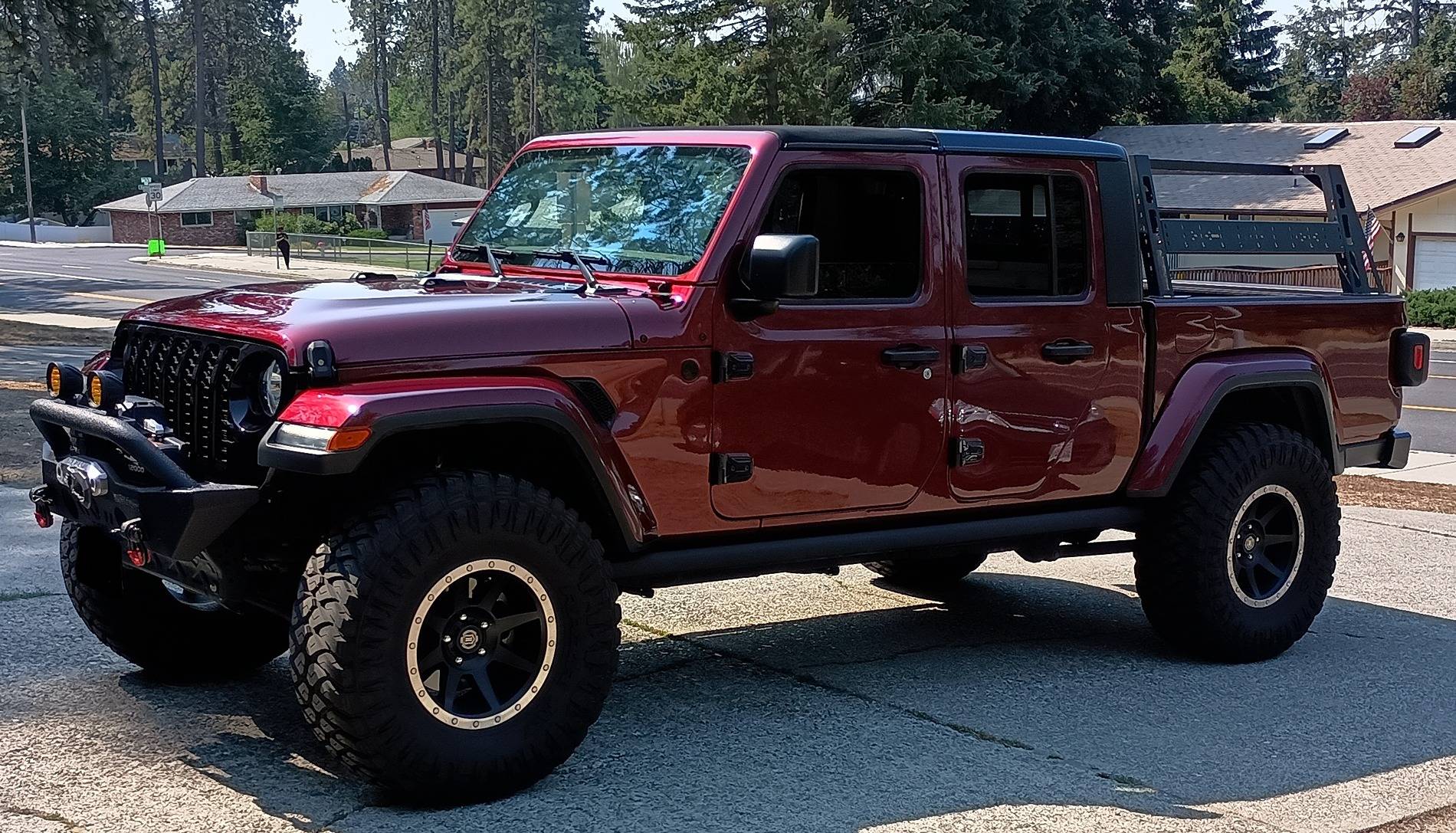 Jeep Gladiator Finally! 5.13's after 2 years on 37's with 3.73's CropPlateWipe