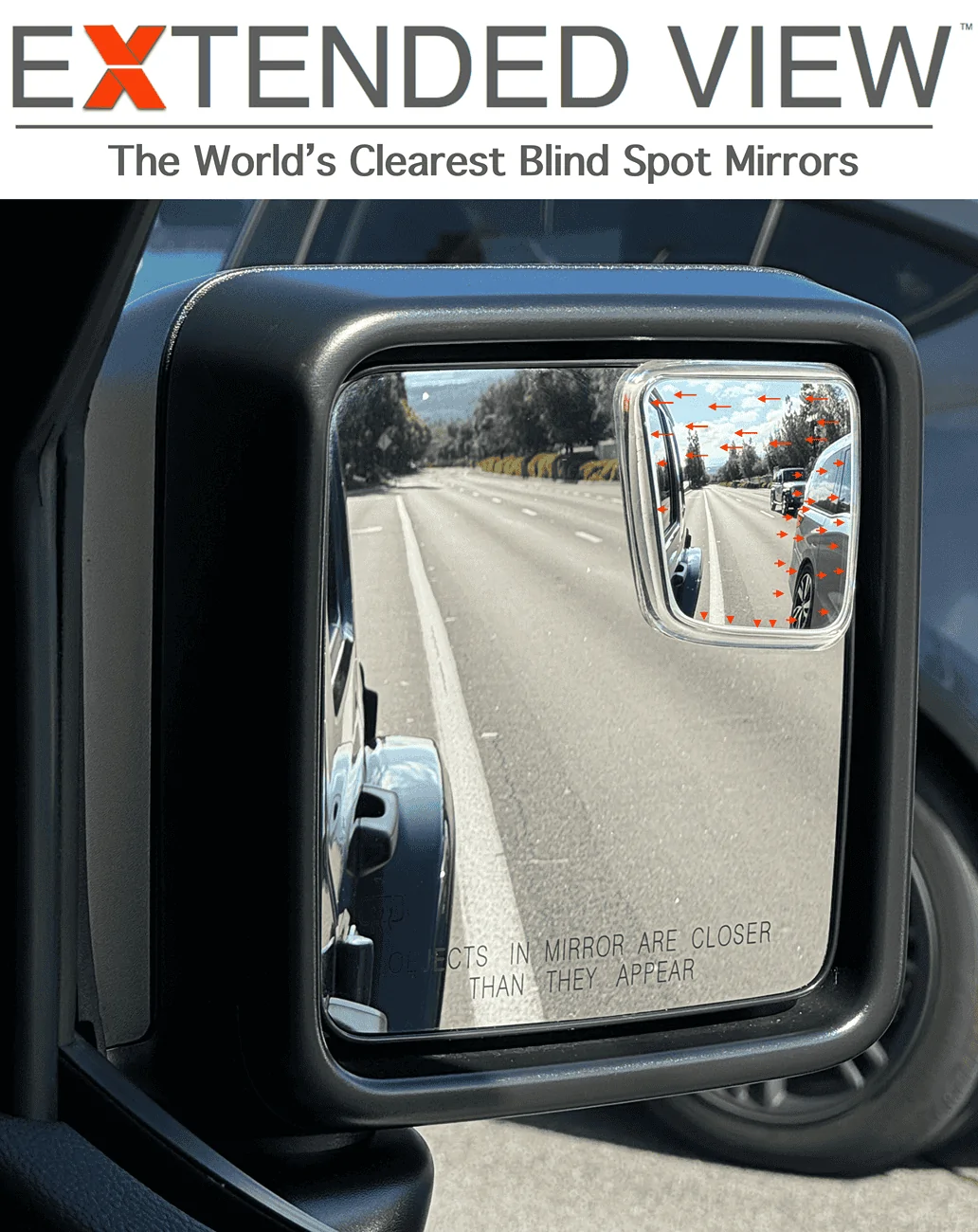 Jeep Gladiator Custom Gladiator Blind Spot Mirrors Passenger sid