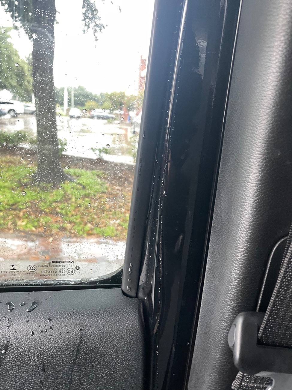 Jeep Gladiator Unstoppable door leaks IMG_9152