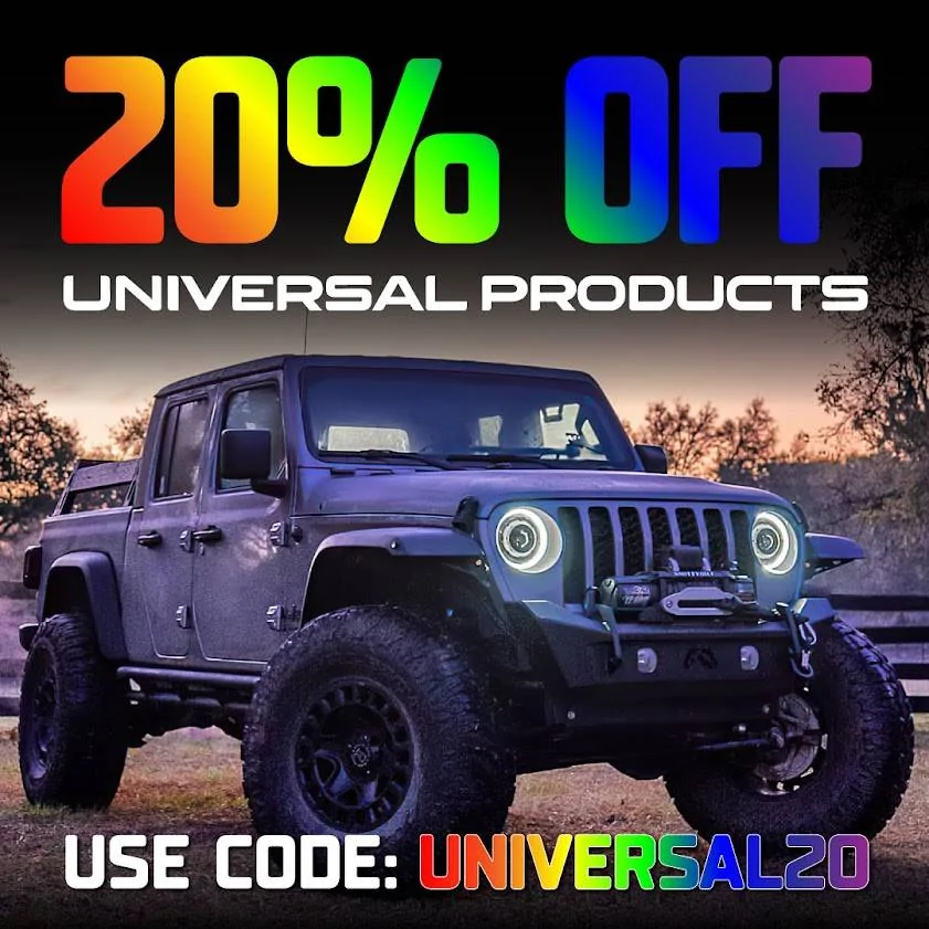 Jeep Gladiator ORACLE Lighting: UNIVERSAL LIGHTS 20% OFF SALE (See inside for details) ORACLE_Lighting_LED_universal-promo-jt