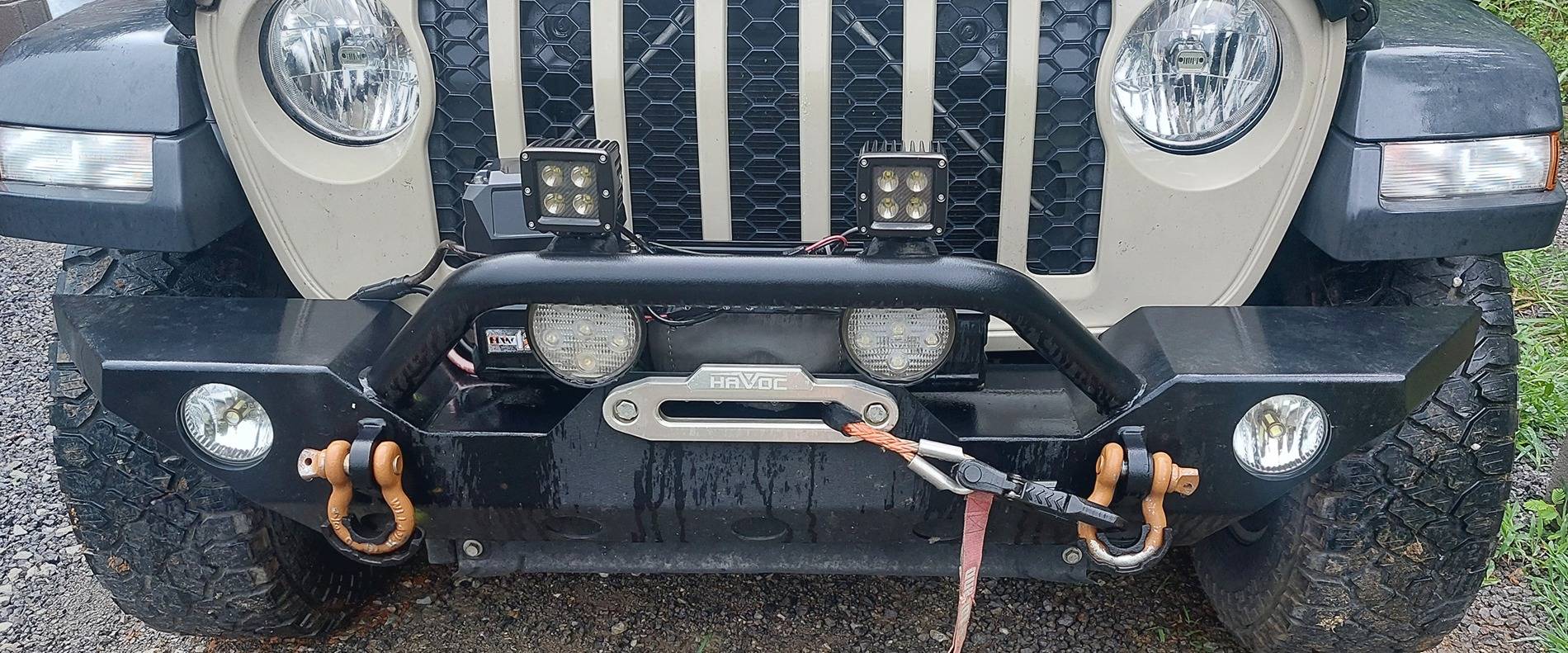 Jeep Gladiator Barricade Trailforce HD Bumper after 1 use 20240728_150806