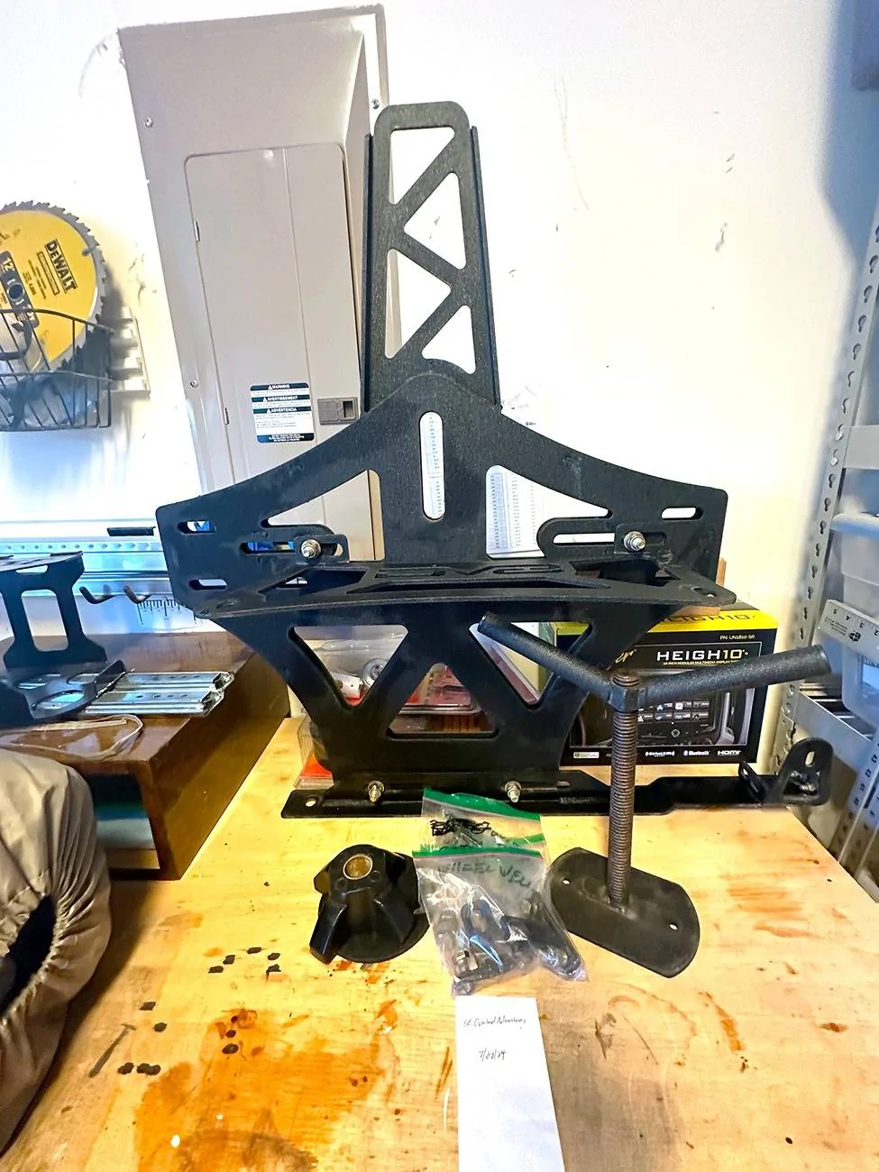 Jeep Gladiator DV8 Jeep Gladiator JT Stand Up Spare Tire Mount - $50 unassembled-1