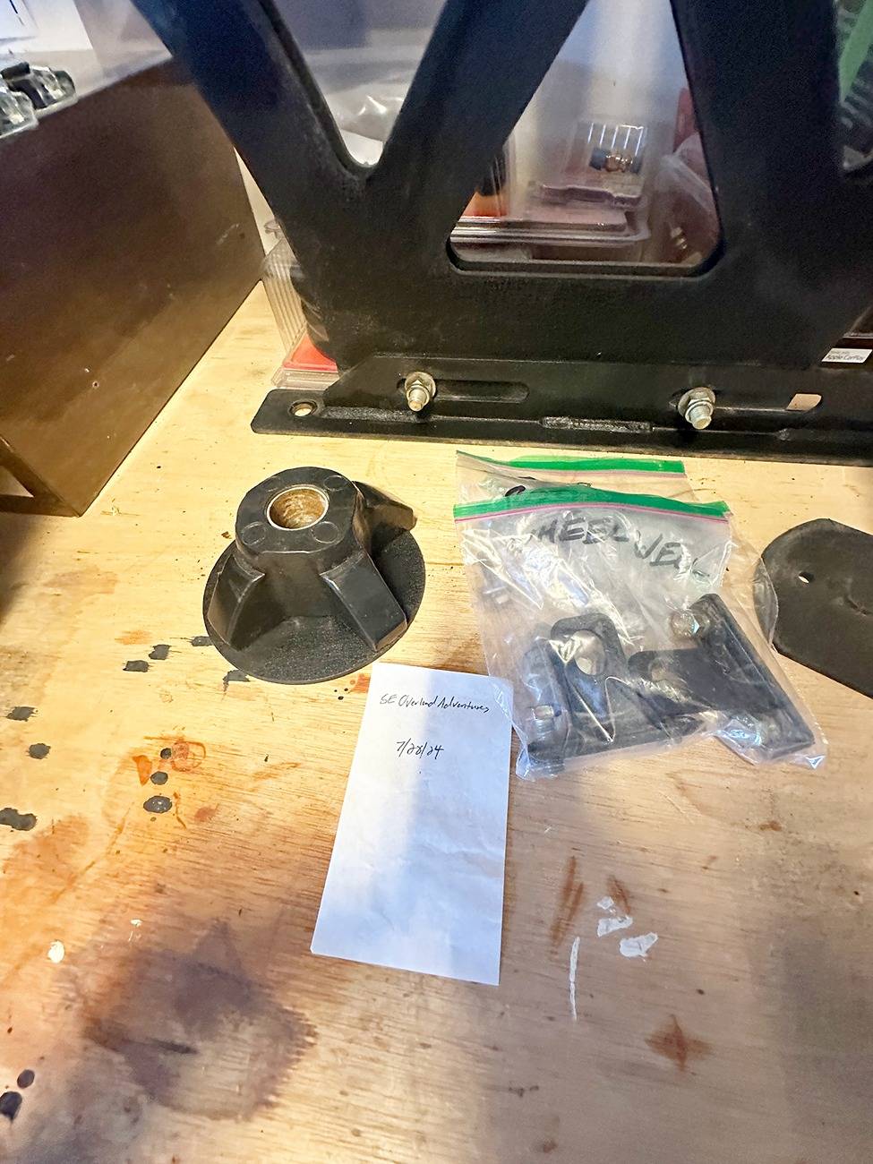 Jeep Gladiator DV8 Jeep Gladiator JT Stand Up Spare Tire Mount - $50 unassembled-3
