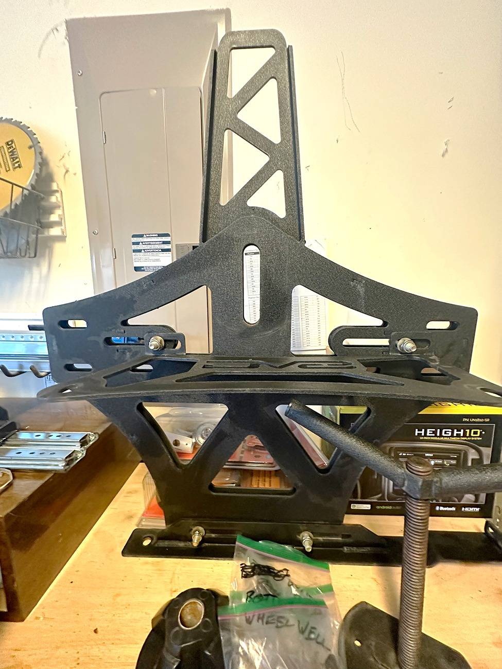 Jeep Gladiator DV8 Jeep Gladiator JT Stand Up Spare Tire Mount - $50 unassembled-2