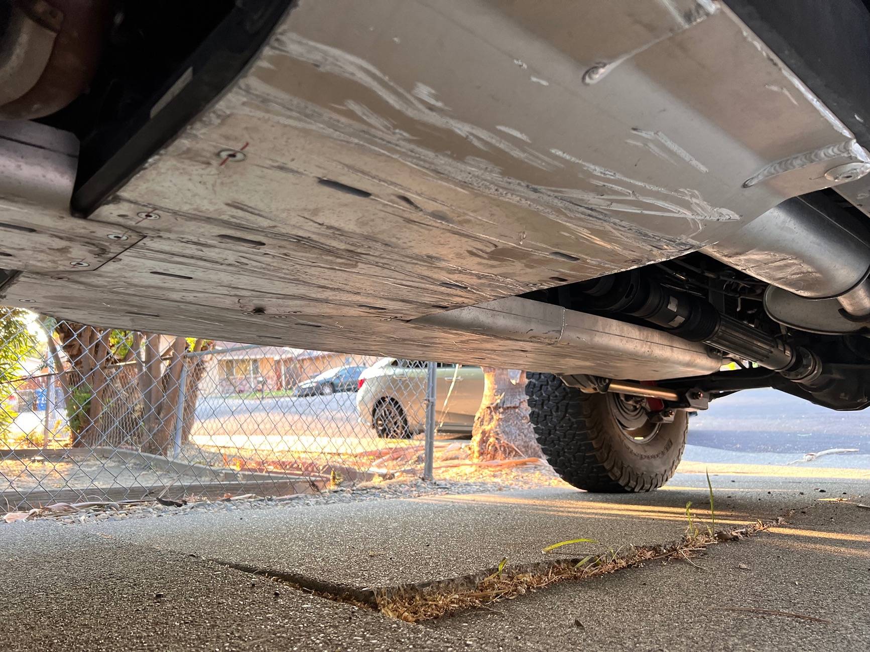 Jeep Gladiator Full belly aluminum skid plate comparison IMG_6809