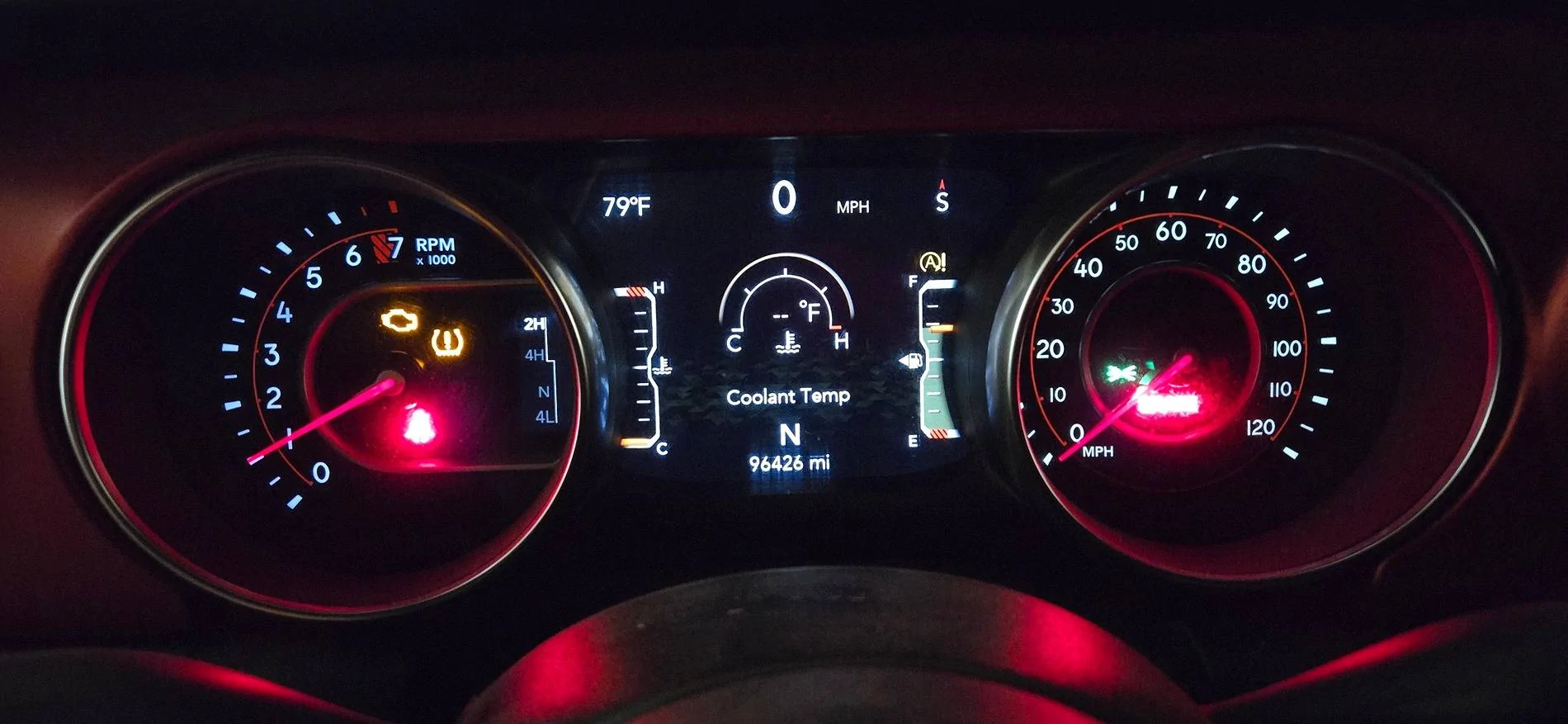 Jeep Gladiator Temp guage not working after overheating 20240729_220353