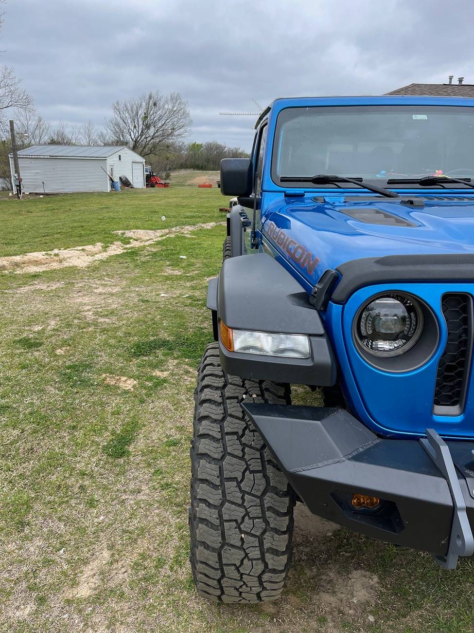 Jeep Gladiator Tire poke based on offset for Clayton lift Tire poke 2
