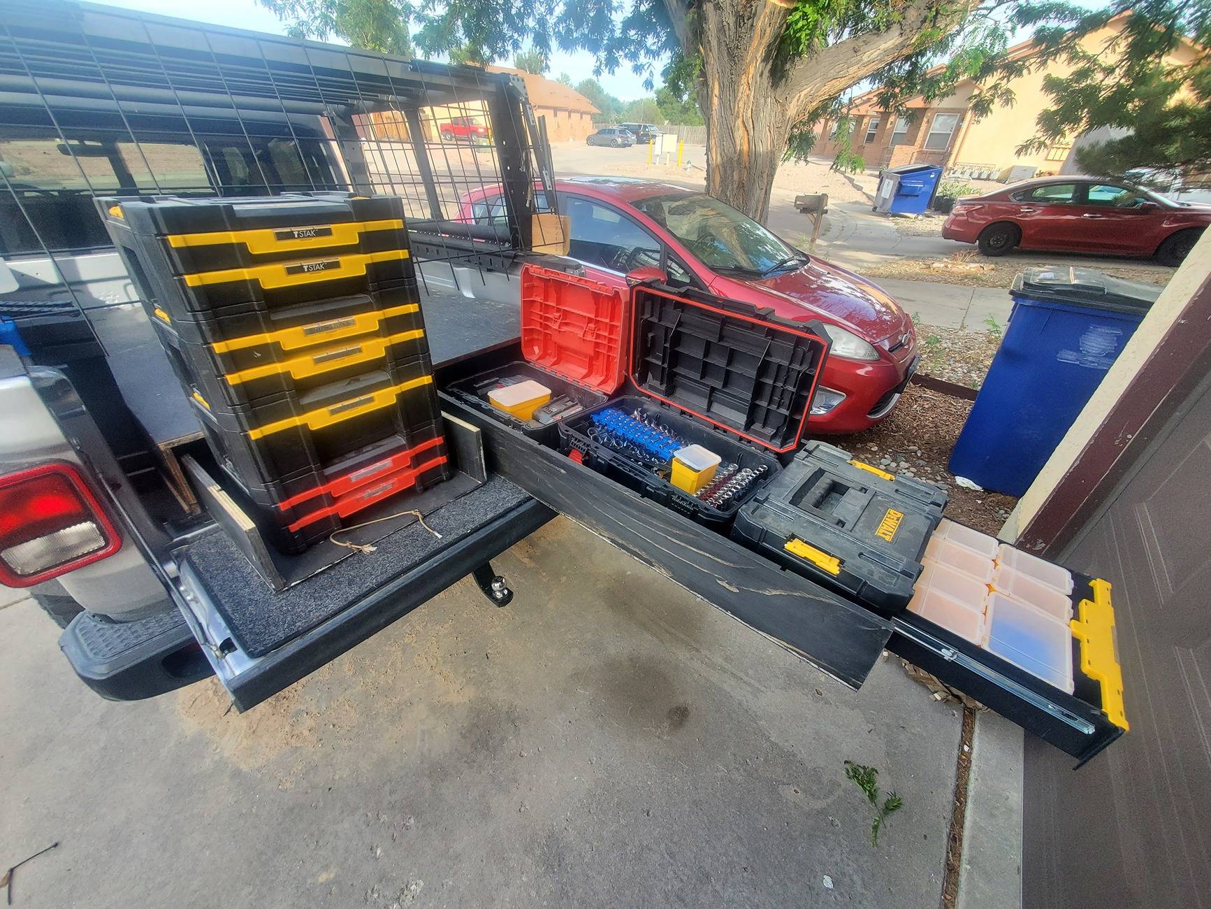 Jeep Gladiator Custom built truck bed drawers <$500 20240627_174448