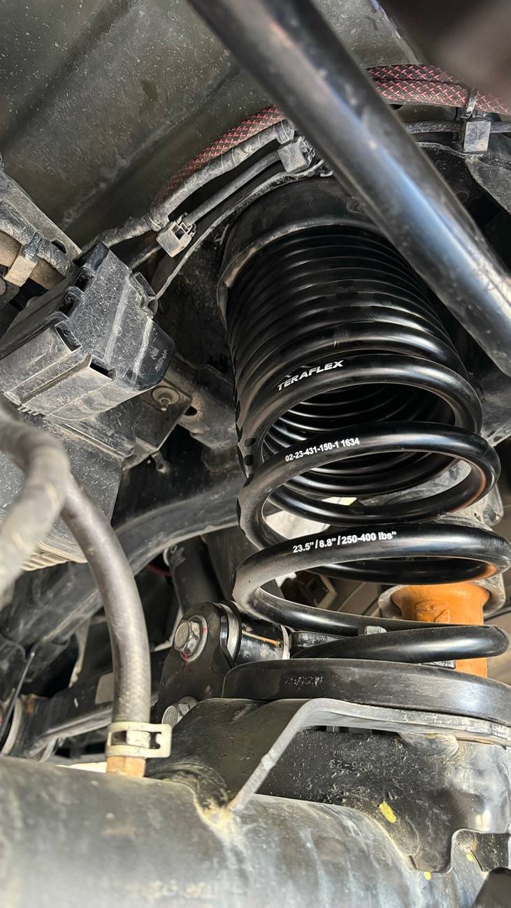 Jeep Gladiator Teraflex 3.5” ST3 Extended Travel Lift coil issues. IMG_0671