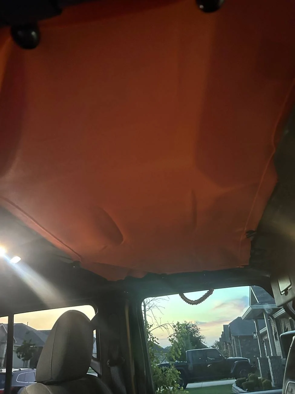 Jeep Gladiator Mojave orange mods IMG_1833
