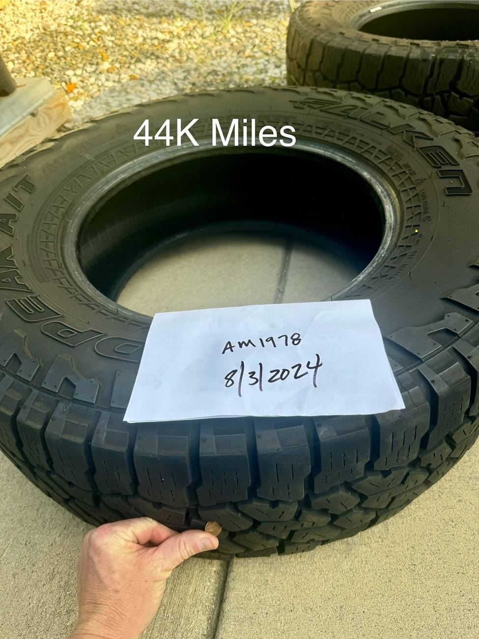 Jeep Gladiator Rubicon takeoffs - 4 Falkens Wildpeak A/T (4 @ 44K) For Sale IMG_1770