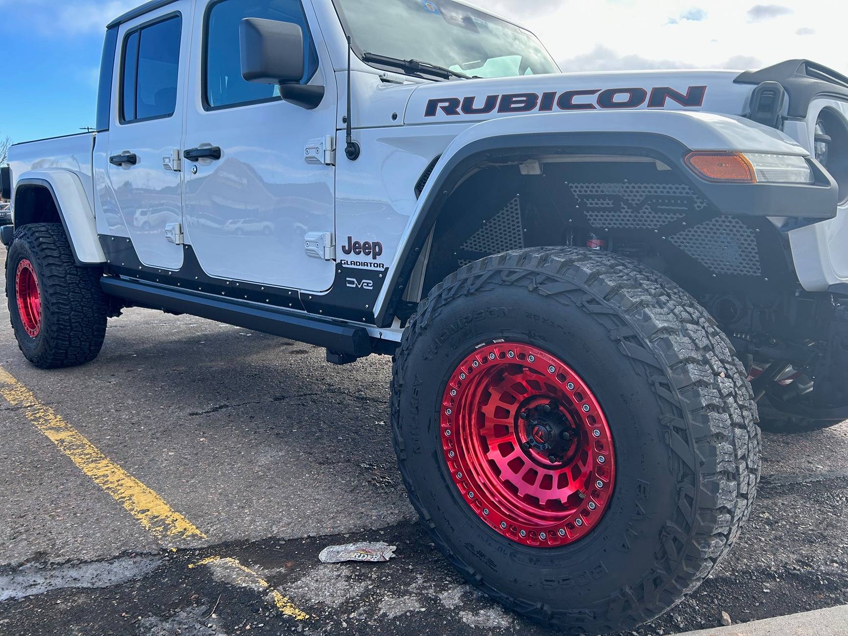 Jeep Gladiator 3.5" lift on 35's photos if you have a lift or something close. IMG_2313 (1)