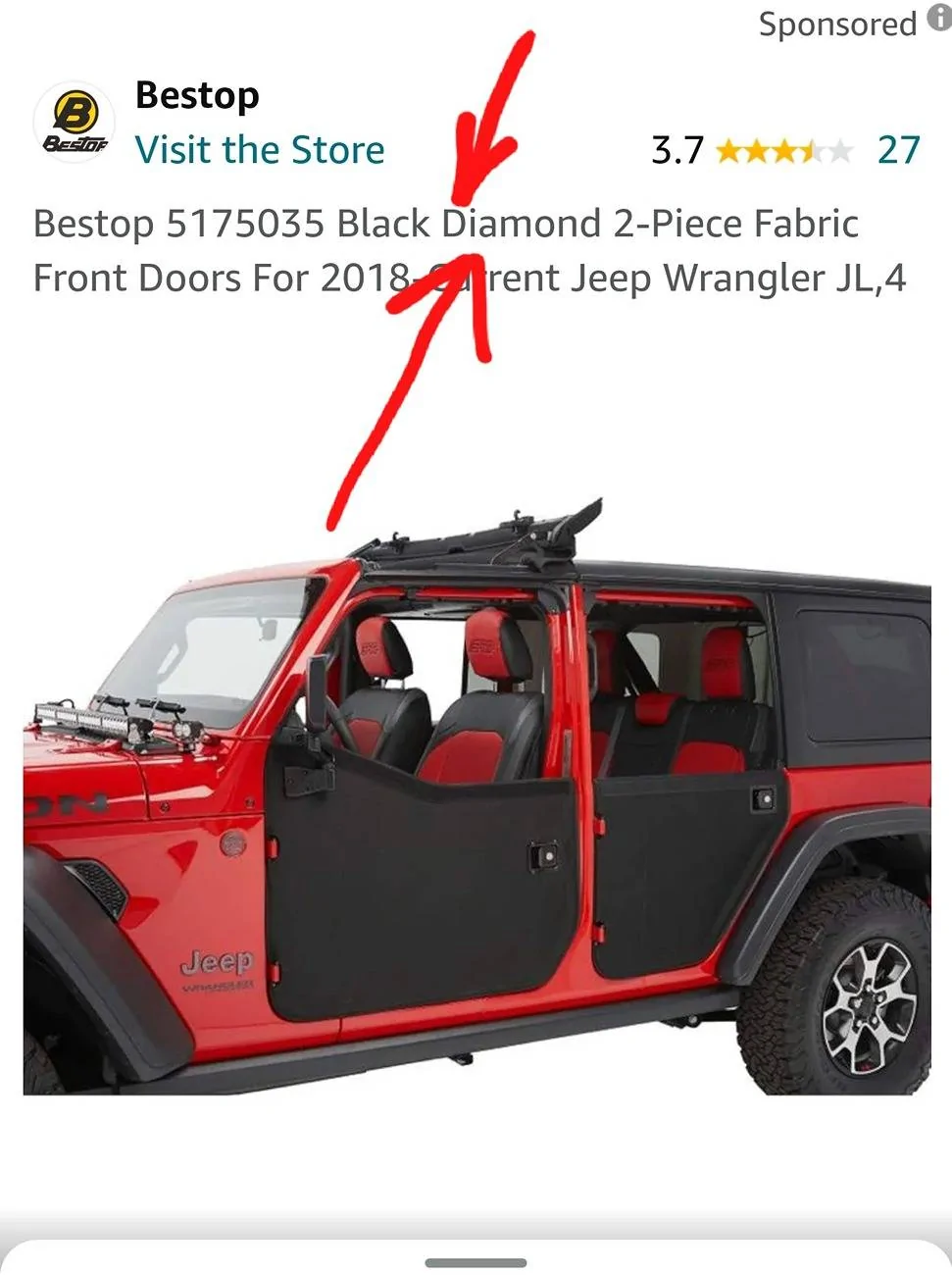 Jeep Gladiator Which Bestop Soft Doors ... 20240805_161307