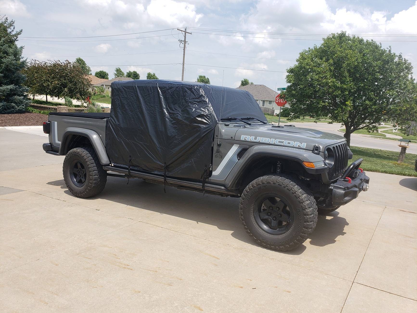 Jeep Gladiator Cab weather cover 20240615_142026