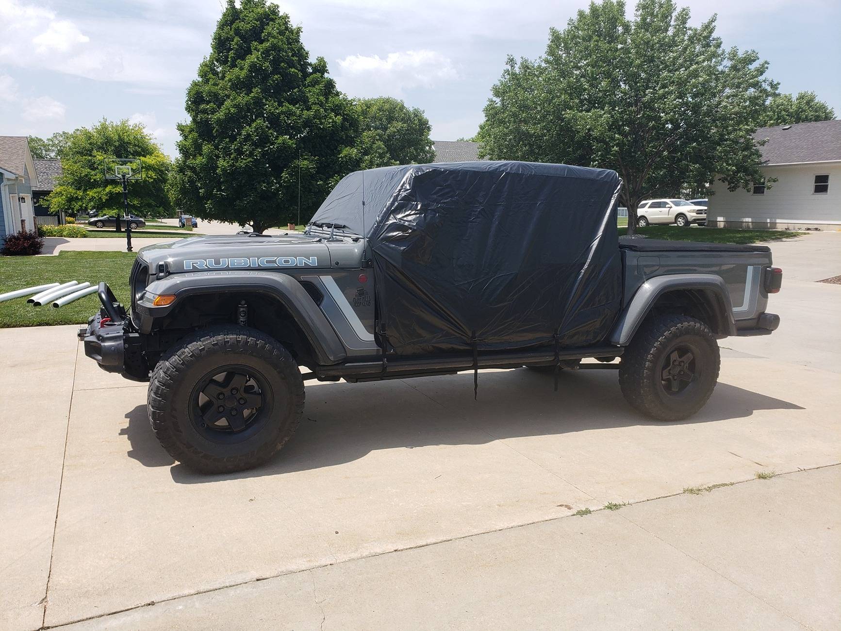Jeep Gladiator Cab weather cover 20240615_134824
