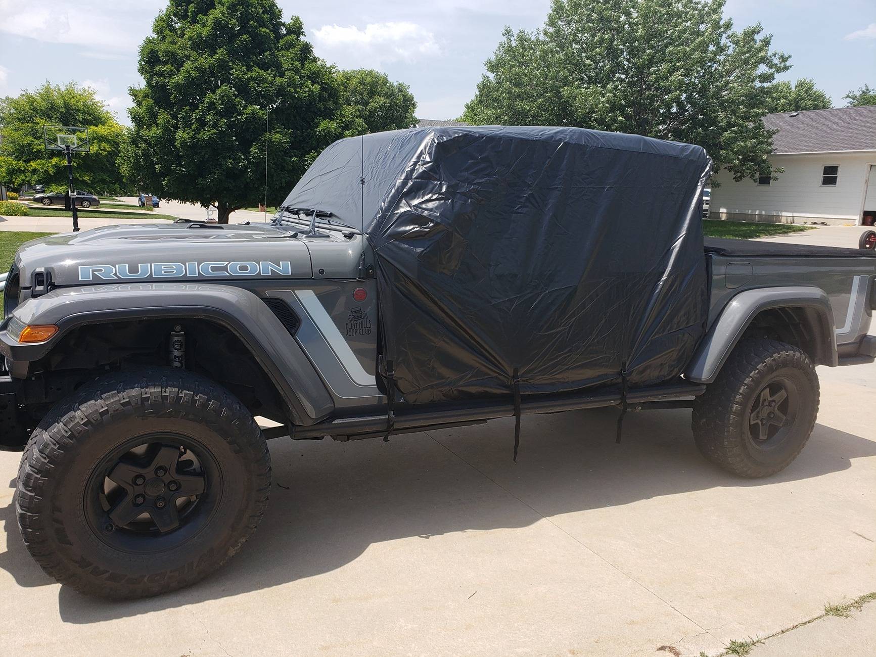 Jeep Gladiator Cab weather cover 20240615_134821