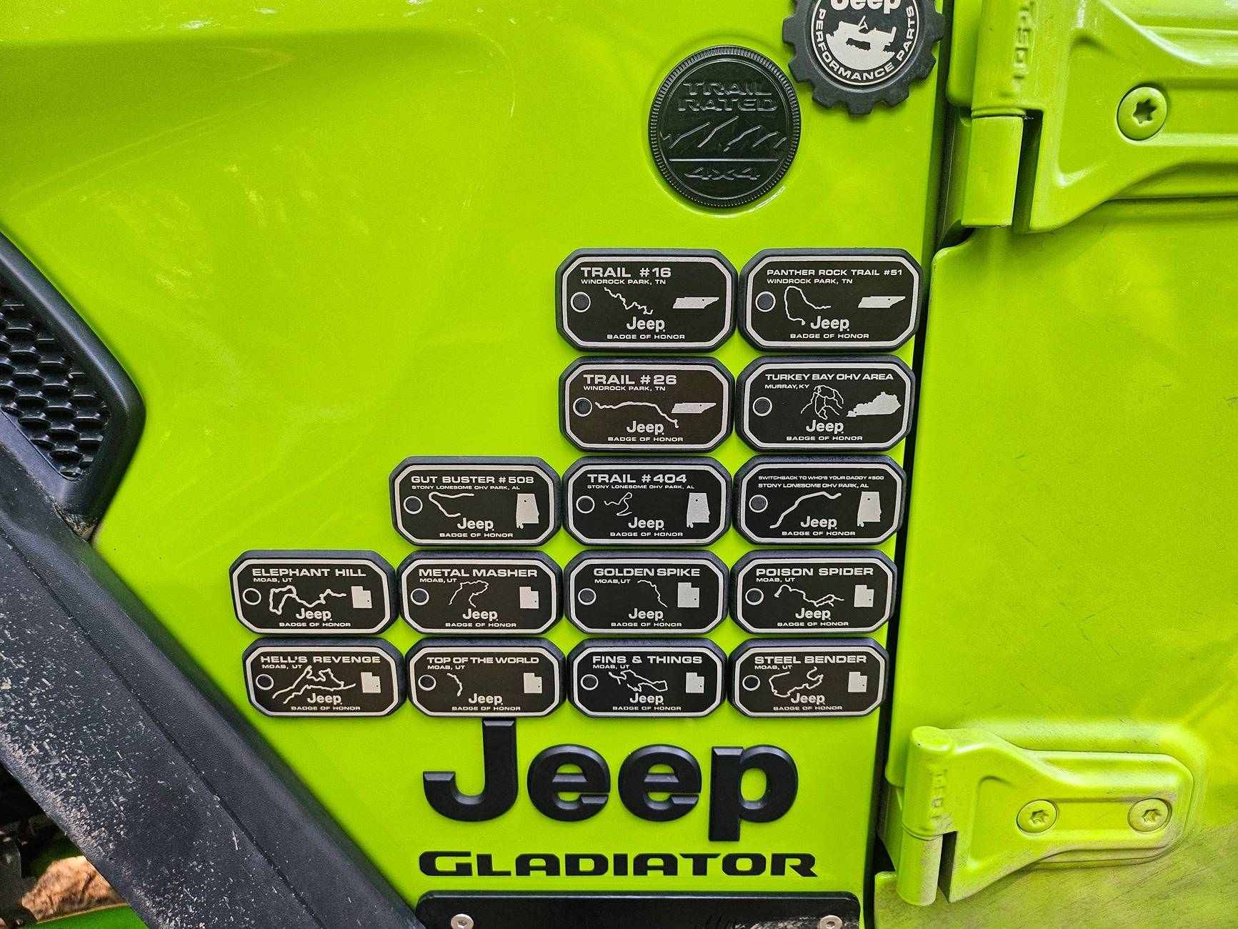 Jeep Gladiator Finally Got My BOH Badges Mounted 20240806_165737