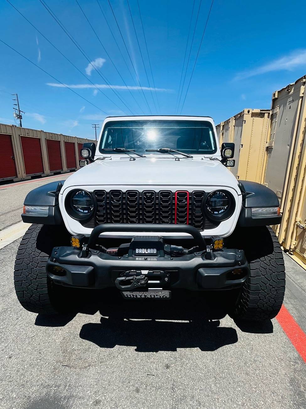 Jeep Gladiator Updated 2024+ grille installed on my 2020 JT (temperature readings added) IMG_8586