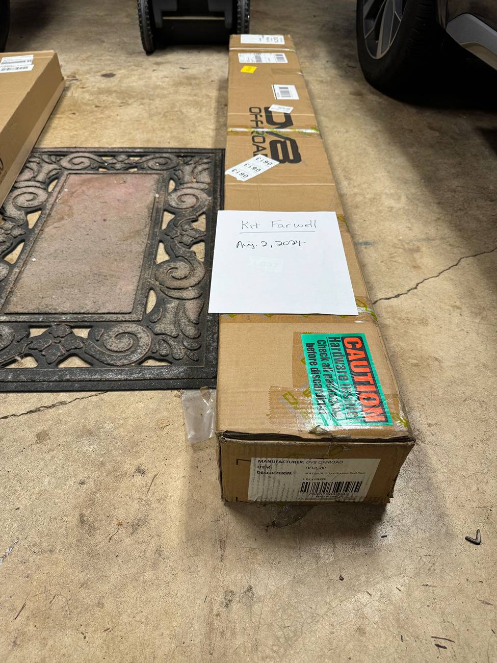 Jeep Gladiator brand new DV8 Roof Rack in unopened box IMG_1533
