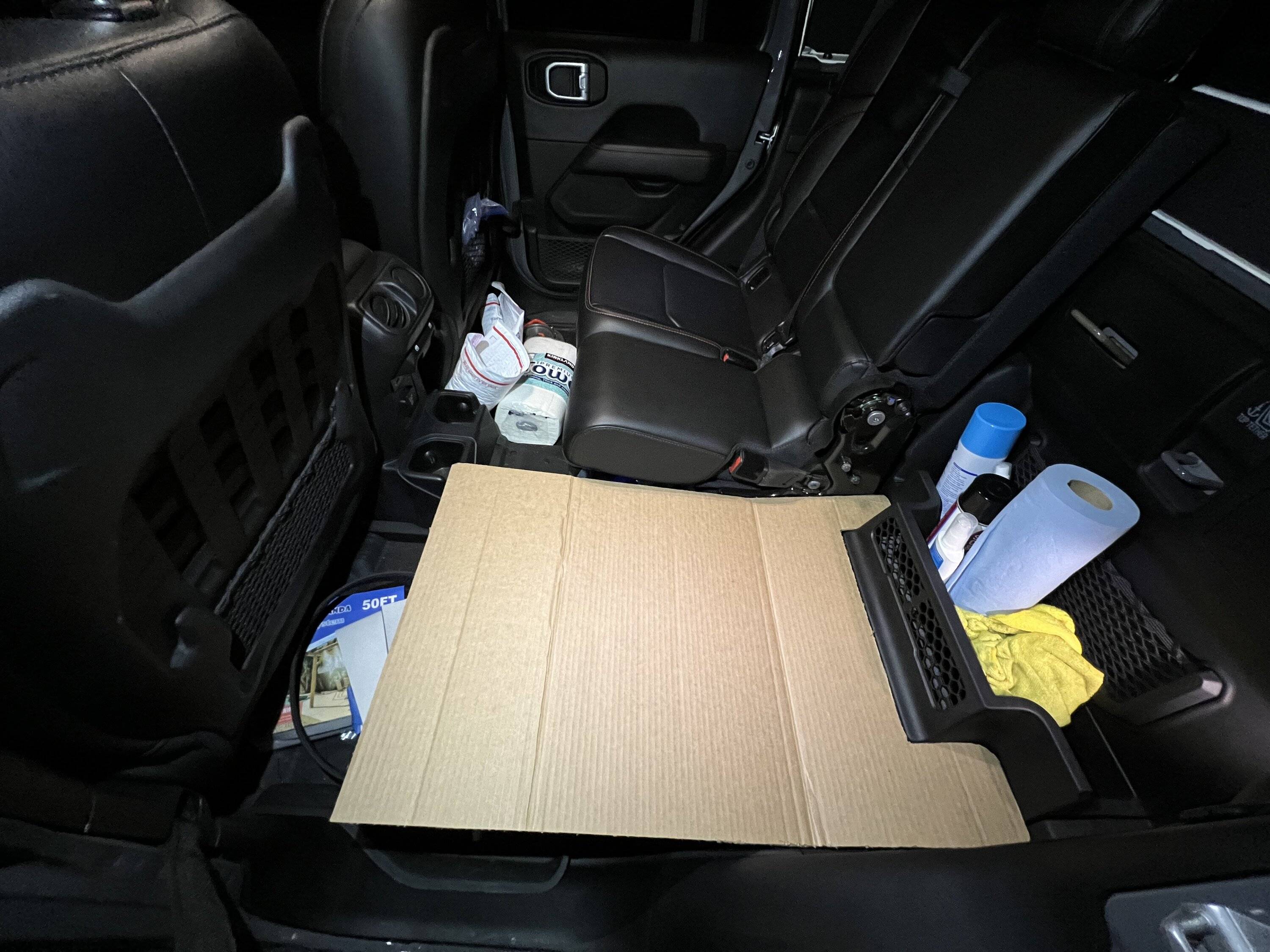 Jeep Gladiator My take on a DIY 40% rear seat delete for fridge IMG_9160
