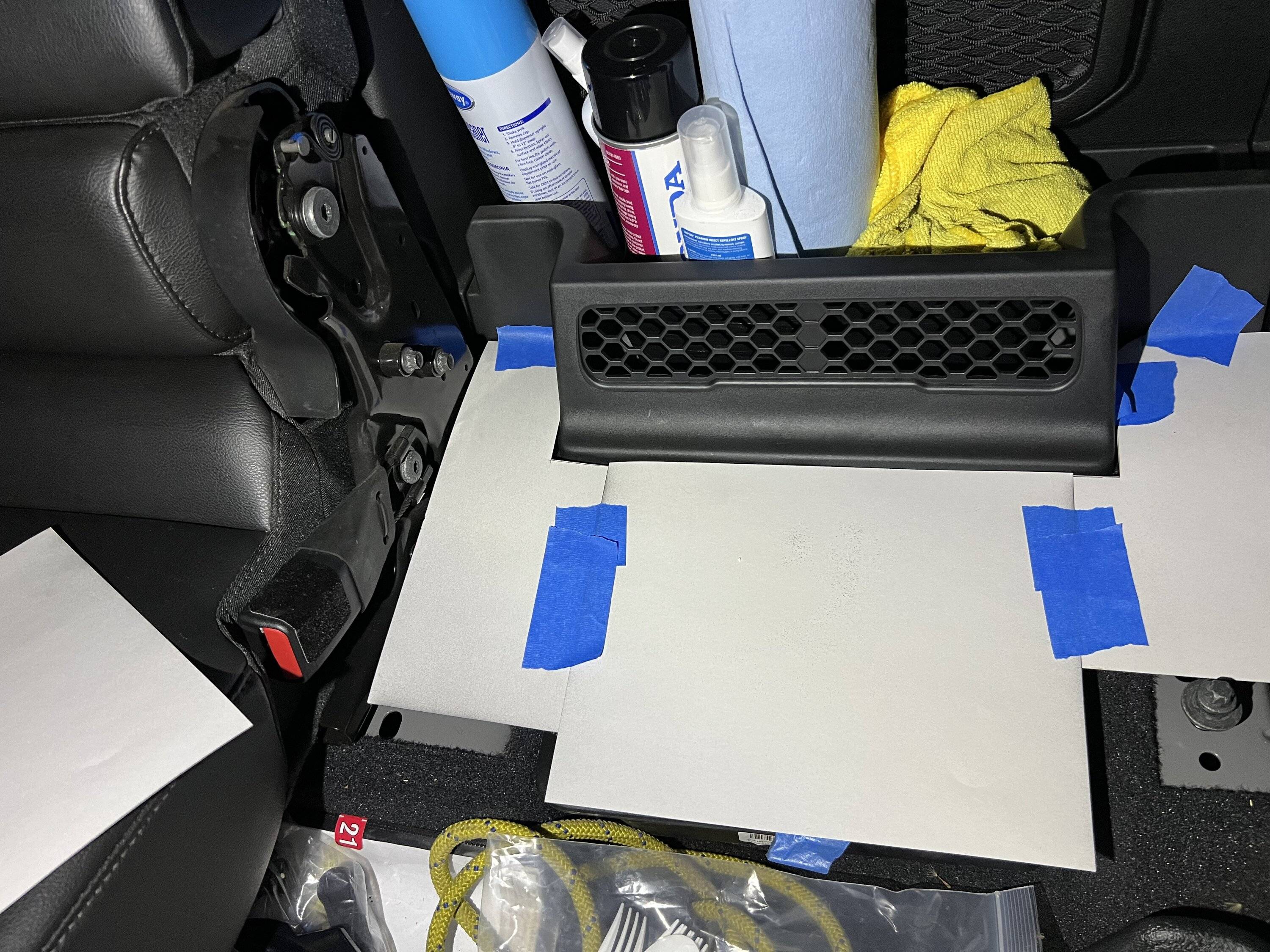 Jeep Gladiator My take on a DIY 40% rear seat delete for fridge IMG_9155
