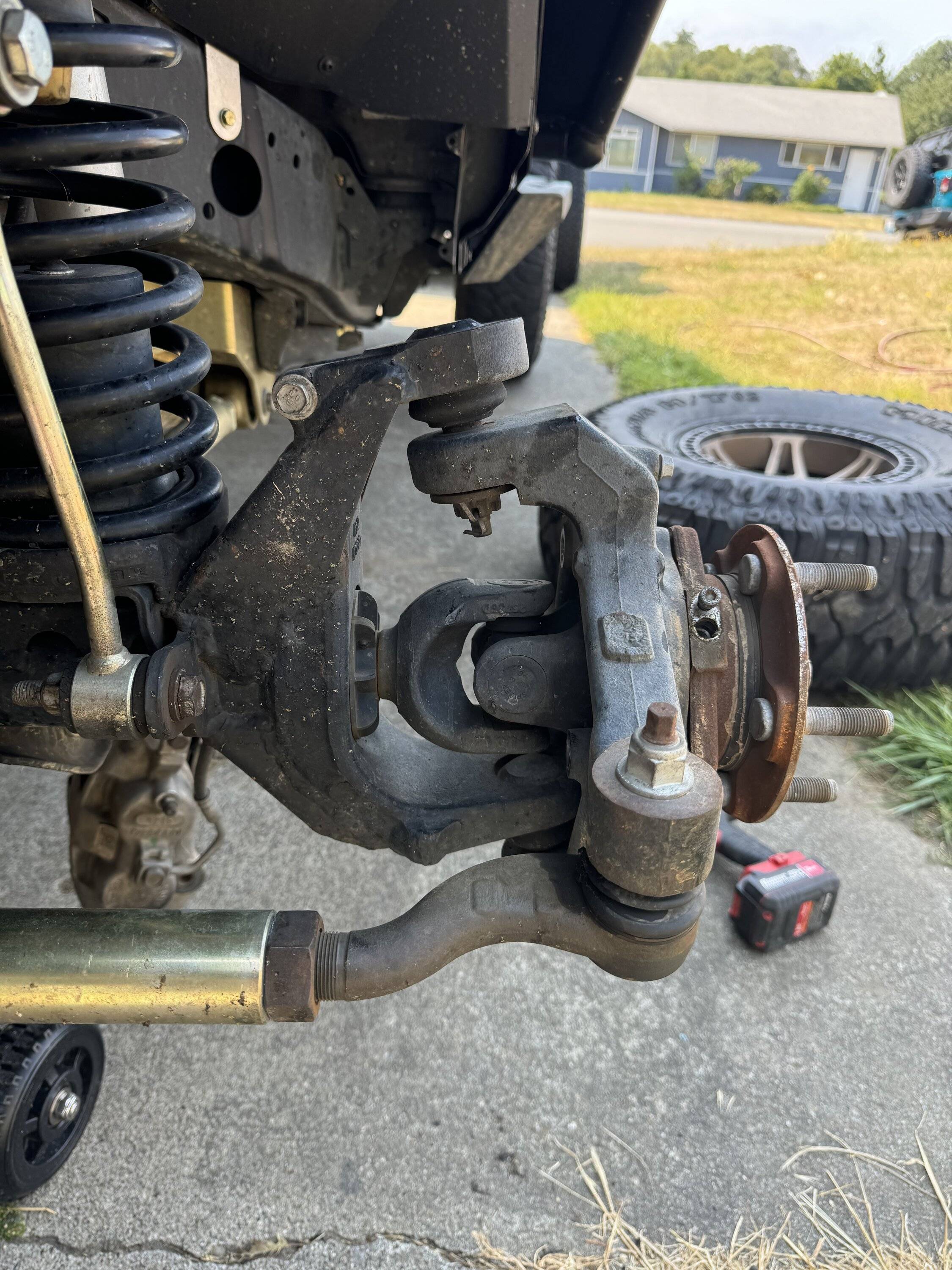 Jeep Gladiator Baller status:  Metalcloak baller joints installed IMG_8195