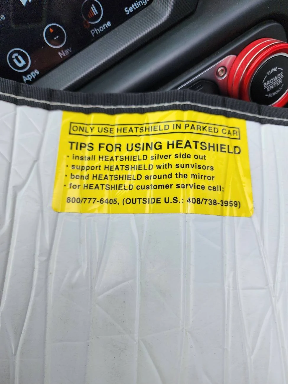 Jeep Gladiator Gladiator Friendly Windshield Shade? 20240812_105822