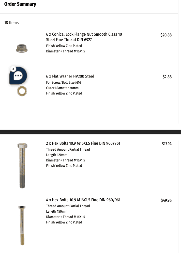 Jeep Gladiator Longer OE type LCA bolts to work with Rock Hard LCA skids? BM
