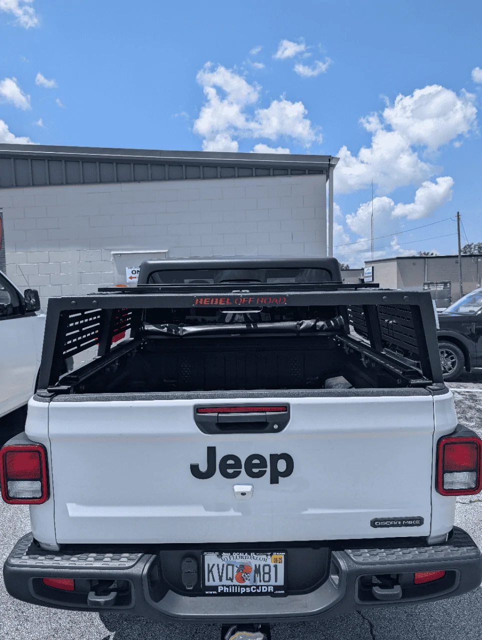 Jeep Gladiator Rebel XPLOR 1/2 Height Rack PXL_20240816_171145373