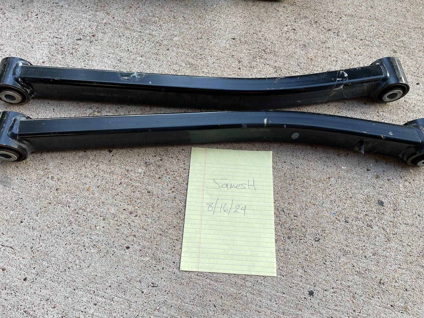 Jeep Gladiator Mopar front lower control arms for 2" lift - $20. LCA