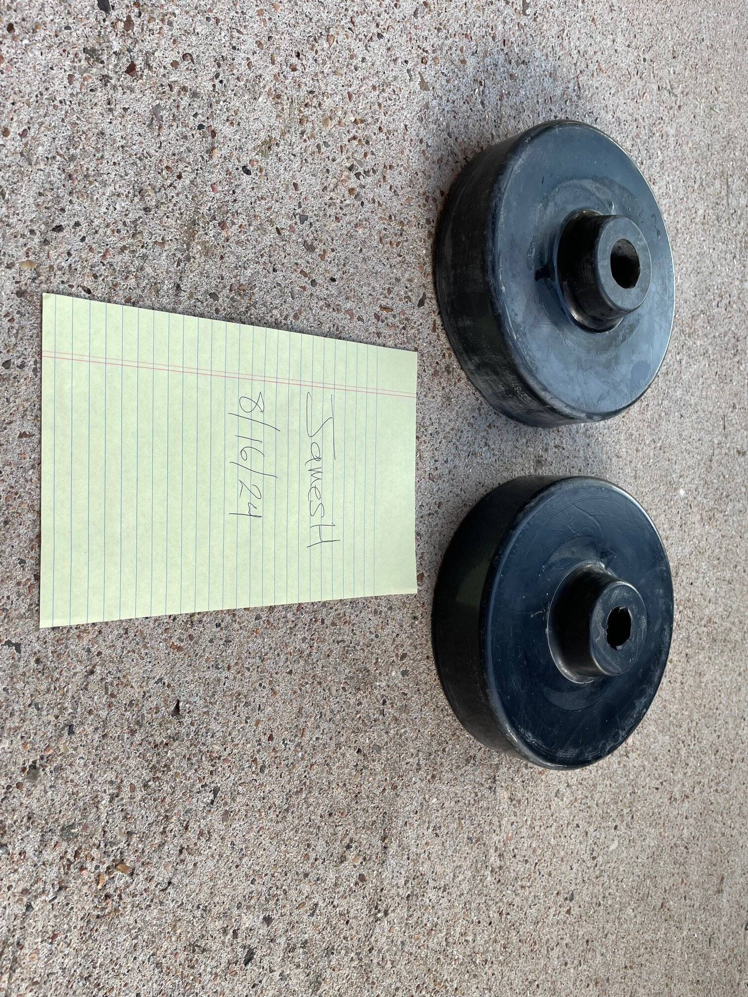 Jeep Gladiator 2" front spacers, 1.5" rear spacers - $50 (Rusty's) RrSpacers