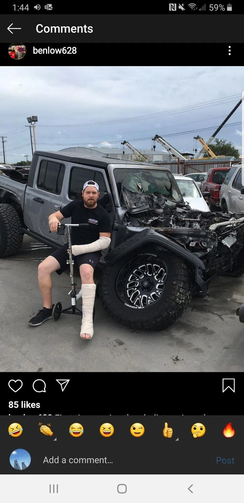 Jeep Gladiator Alright who was having a little too much fun in their JT last night? Screenshot_20191017-134443_Instagram