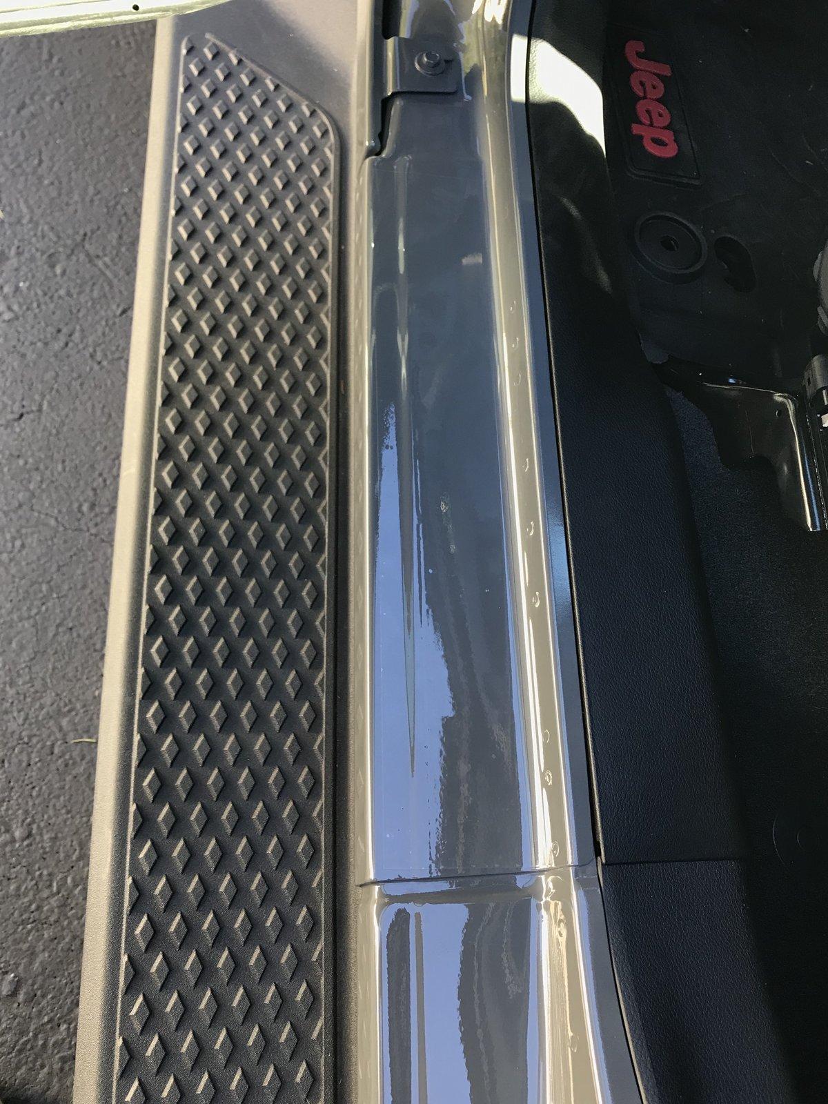 Jeep Gladiator Sill Guard and paint protection film 870FE098-1AC8-4B65-BF37-6137CAA41DC8