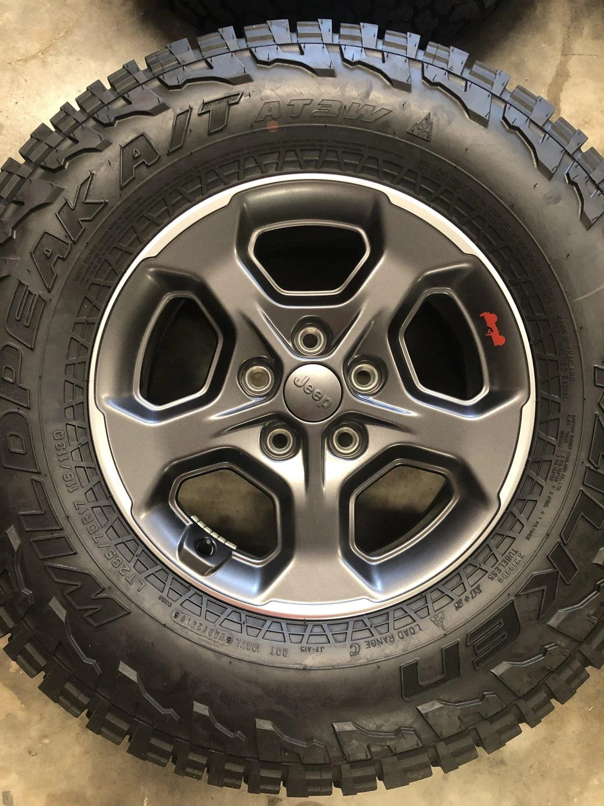 Jeep Gladiator FS: 4 Rubicon wheels & Falken 285/70r17 A/T with TPMS E8BD38F2-4C78-4DE3-B7E8-530C18EB9FC4