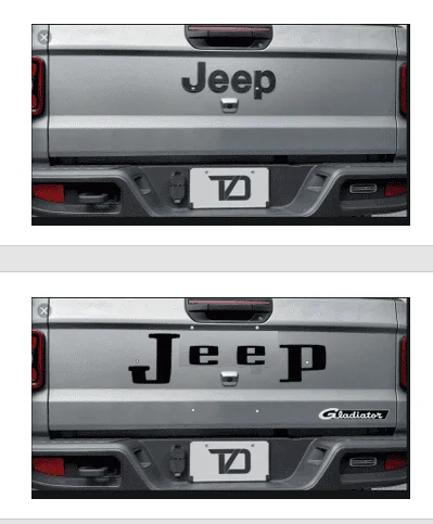 Jeep Gladiator "JEEP" tailgate badge mods? IMG_0089