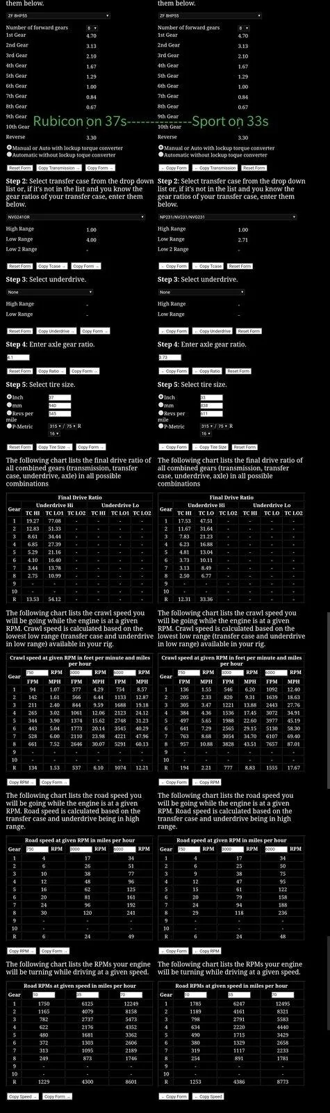 Jeep Gladiator 4.10s &37s what speed are you hitting 8th? Screenshot_20191014-210015__01
