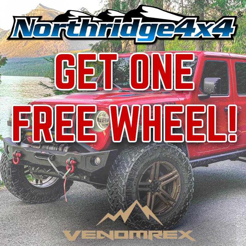 Jeep Gladiator FLASH SALE: LED Lights and Wheels Venomrex_FreeWheel