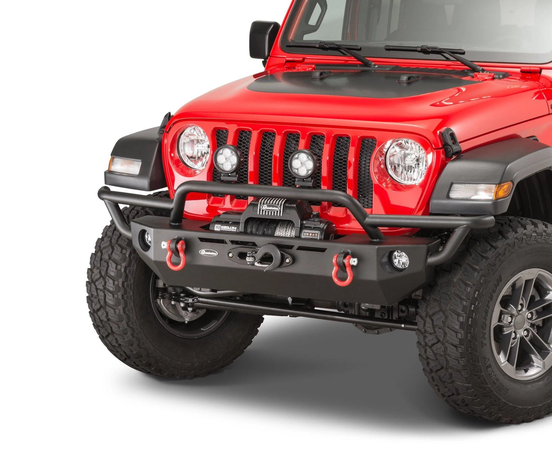 Jeep Gladiator Quadratec Bumper Alternative dratec-12057.0141-qrc-front-winch-bumper-full-width-jeep-wrangler-jl-installed-zoom-main-upda