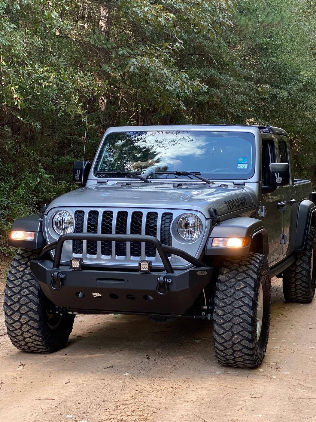 Jeep Gladiator New bumper and fog/spot lights added last weekend. jeeptrail