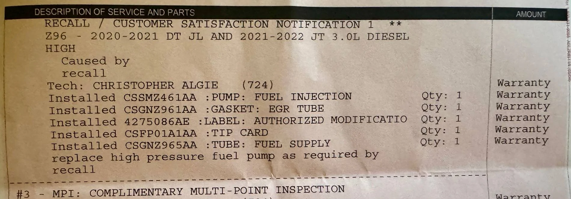 Jeep Gladiator Vibration and noise from drive line 55-65mph IMG_1794