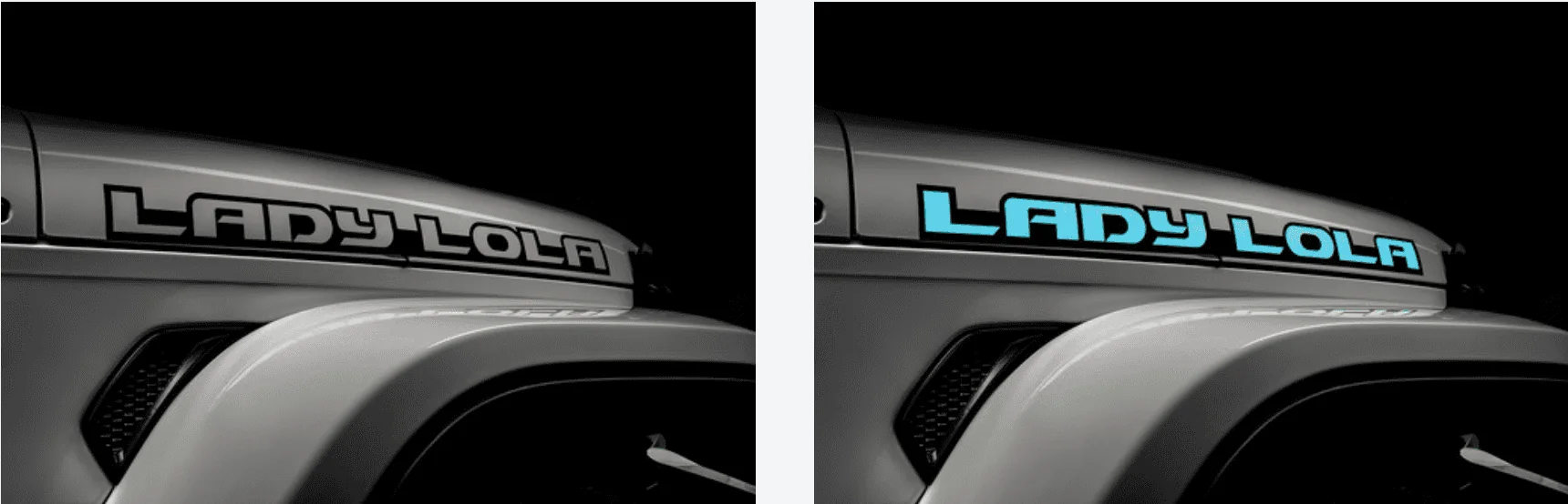 Jeep Gladiator NEW! Illuminated EL Hood Graphics from ORACLE Lighting NOW Available! Screenshot 2024-08-19 at 4.42.29 PM